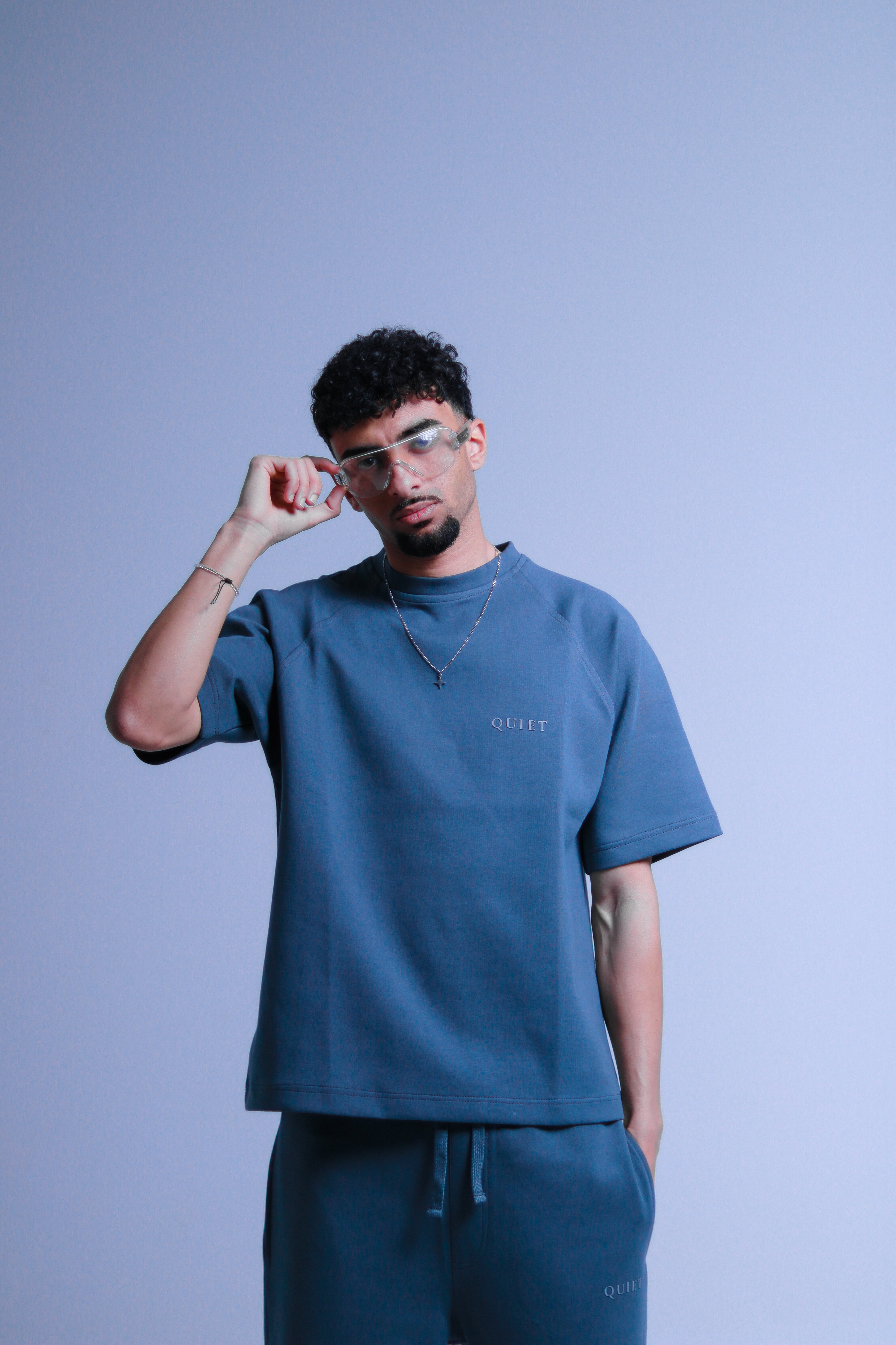 QUIET / IRON TEE-iron gray