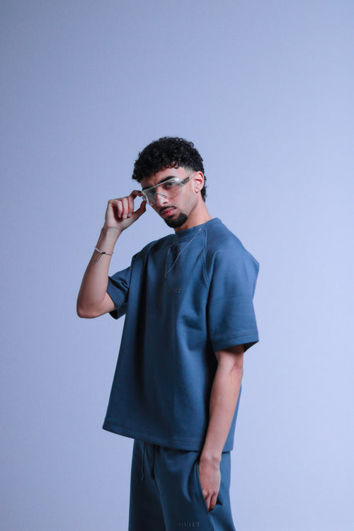 QUIET / IRON TEE-iron gray