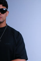 QUIET/ NOIR TEE-BLACK